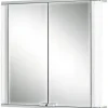 LED Spiegelschrank Jokey Marno weiß 65x66 cm IP20