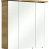 LED-Spiegelschrank Pelipal Rüdesheim 3-türig 65x20x72 cm Eiche
