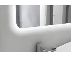 LED-Spiegel 95x70 cm mit Antifogbeschichtung gegen beschlagen IP 44 (fremdkörper- und spritzwassergeschützt)