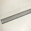 Lineare Edelstahl-Duschrinne für bodengleiche Dusche 60 cm x 6,5 - 61 l/min silber gebürstet