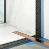 Lineare Edelstahl-Duschrinne für bodengleiche Dusche 40 cm x 6,5 - 61 l/min bronze gebürstet