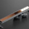 Lineare Edelstahl-Duschrinne für bodengleiche Dusche 60 cm x 6,5 - 61 l/min bronze spiegel