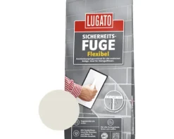 Lugato Fugenmörtel Sicherheitsfuge Flexibel silbergrau 5 kg