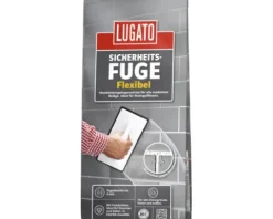 Lugato Fugenmörtel Sicherheitsfuge Flexibel silbergrau 5 kg