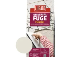 Lugato Fugenmörtel Universalfuge silbergrau 5 kg