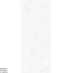 Marmor Weiss, 100x255cm, fugenlose Wandpaneele aus Alu-Verbund 3mm, Duschrückwand