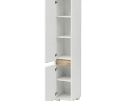 Möbelpartner Hochschrank Cosmo BxHxT 30,2 x 164,5 cm x 33 cm Frontfarbe weiß