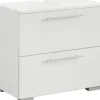 Möbelpartner Waschbeckenunterschrank Carlos BxHxT 60.2 x 59.1 x 35 cm perlweiß