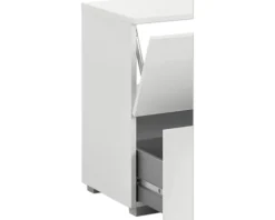 Möbelpartner Waschbeckenunterschrank Carlos BxHxT 60.2 x 59.1 x 35 cm perlweiß