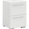 Möbelpartner Waschbeckenunterschrank Carlos BxHxT 40.2 x 59.1 x 35 cm perlweiß