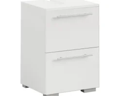 Möbelpartner Waschbeckenunterschrank Carlos BxHxT 40.2 x 59.1 x 35 cm perlweiß
