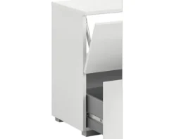 Möbelpartner Waschbeckenunterschrank Carlos BxHxT 40.2 x 59.1 x 35 cm perlweiß