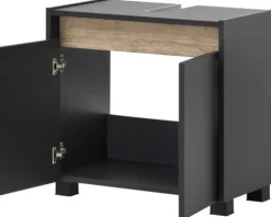 Möbelpartner Waschbeckenunterschrank Cosmo BxHxT 56.9 x 54.6 x 33 cm anthrazit