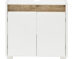 Möbelpartner Waschbeckenunterschrank Cosmo BxHxT 56.9 x 54.6 x 33 cm perlweiß