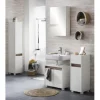 Möbelpartner Waschbeckenunterschrank Cosmo BxHxT 80 x 54.6 x 33 cm perlweiß