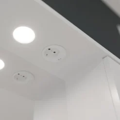 Möbelset für das Badezimmer auf Füßen mit Beleuchtung | Easy
