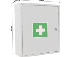 Medizinschrank Rottner weiß