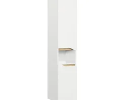 Midischrank Pelipal Quickset 857 BxHxT 30 x 141 cm x 33 cm Frontfarbe weiß glänzend