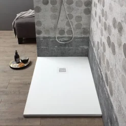Mineralguss - Duschwanne 120cm x 70cm in Steinoptik | Muse