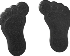 Mini Wanneneinlage RIDDER Füße 11 x 13 cm schwarz