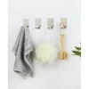 Mini-Klebehaken Edelstahl matt 4er Pack mit 3M Klebeband