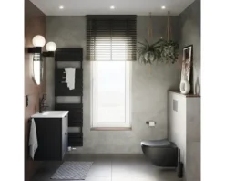 MIRAVA Feinsteinzeug Wand- und Bodenfliese MANHATTAN Grey 60 x 60 x 0,9 cm matt rektifiziert