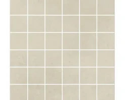MIRAVA Feinsteinzeugmosaik MANHATTAN ivory matt 30 cm x 30 cm x 0.9 cm