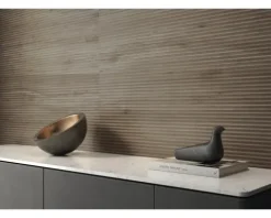 MIRAVA Steingut Dekorfliese OSLO walnut dark 40 x 120 x 0,8 cm UGL