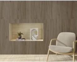MIRAVA Steingut Dekorfliese OSLO walnut dark 40 x 120 x 0,8 cm UGL