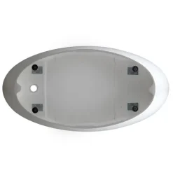 Moderne Badewanne aus Mineralguss freistehend | Serena