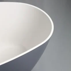 Moderne feistehende graue Badewanne | Rachele