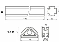 Modularer Systemrahmen AS-SET01