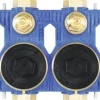Montage-Microblock Zenner DUO 3/4" IG - Koax 2" teilbar