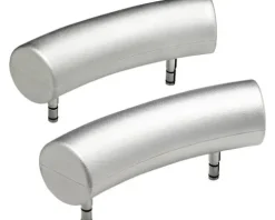 Nackenstütze zu Badewanne Lusaka Duo silbermatt 2-er Pack