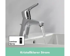 Niederdruckarmatur hansgrohe Focus 31132000 chrom inkl. Ablaufgarnitur