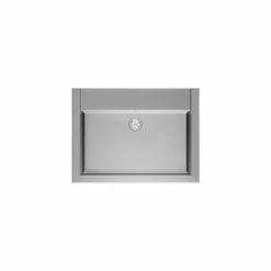 NOVUM 60 schwarz Edelstahl Ausgussbecken