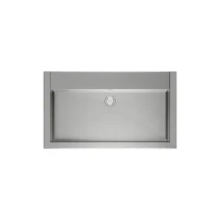 NOVUM 80 schwarz Edelstahl Ausgussbecken