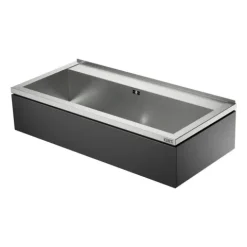 NOVUM 100 schwarz Edelstahl Ausgussbecken