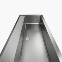 NOVUM 100 schwarz Edelstahl Ausgussbecken