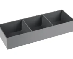 Ordnungsbox 32 x 11 x 6 cm grau