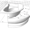 OTTOFOND Frontschürze Pamir zu Badewanne weiß 927001