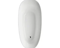 Ovale Badewanne OTTOFOND Sempre 85 x 180 cm weiß glatt 703912