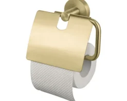 Papierrollenhalter mit Deckel HACEKA Kosmos gold gebürstet 2010968