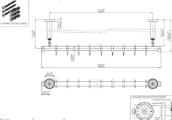 pba 01 Duschvorhangstange AS 1700mm aus Nylon