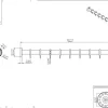 pba 01 Duschvorhangstange 900mm aus Nylon