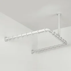 pba 01 Duschvorhangstange, U 800x800 X440mm U- Form mit DA aus Nylon