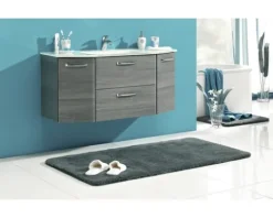 pelipal Waschtischunterschrank Alika BxHxT 111 x 51,5 x 48 cm graphit Struktur quer zerlegt ohne Waschtisch