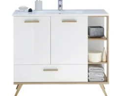 pelipal Waschtischunterschrank Noventa BxHxT 100,5 x 87,5 x 46 cm weiß ohne Waschtisch