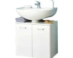pelipal Waschtischunterschrank Piolo BxHxT 60 x 53 x 33 cm Frontfarbe weiß hochglanz glanz 359.016017