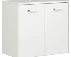 pelipal Waschtischunterschrank Piolo BxHxT 60 x 53 x 33 cm Frontfarbe weiß hochglanz glanz 359.016017
